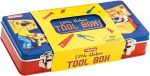 Schylling Toy Tin Tool Box with Tools - Metal Case Including 6 Tools - Ages 3+
